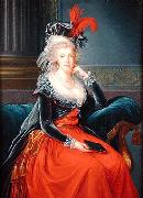 elisabeth vigee-lebrun, Portrait of Maria Carolina of Austria
